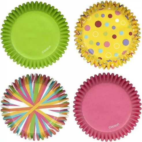 Capsulas Sweet Dots/ Stripes, 150 Unidades WILTON 415-8121