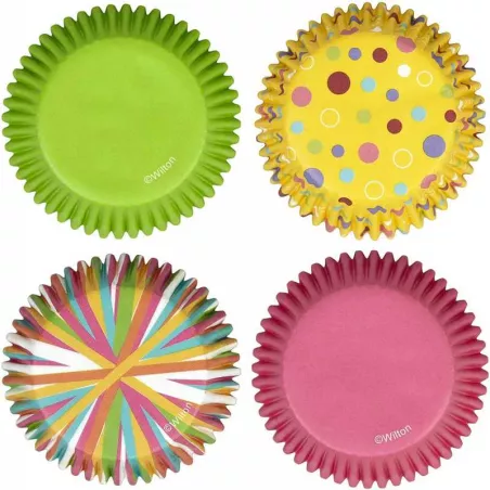 Capsulas Sweet Dots/ Stripes, 150 Unidades WILTON 415-8121