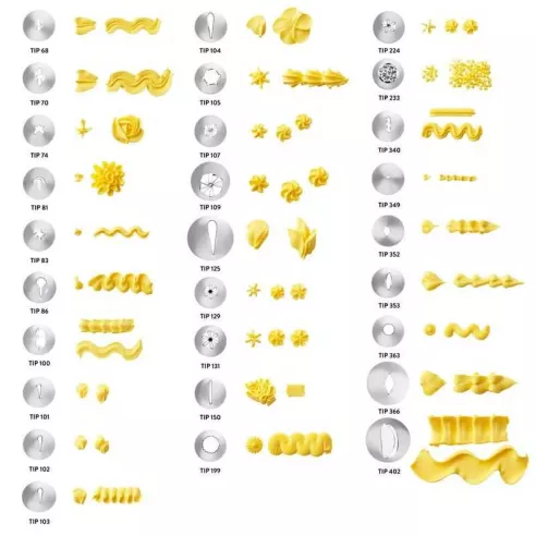 Juego de Decoracion de Boquillas Master, 55 Piezas WILTON 2104-0240