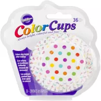 Capsulas Rainbow Dots, 36 Unidades WILTON 415-0627