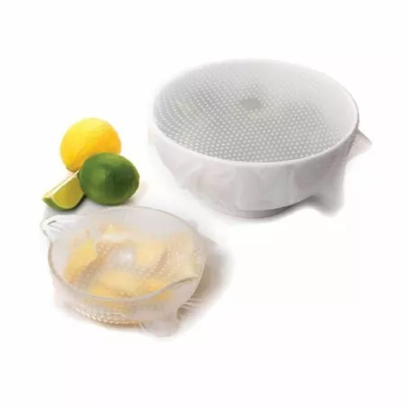 Cobertor de Silicon Estirable, Set de 2 Piezas de 26 x 26 Centimetros NORPRO 529