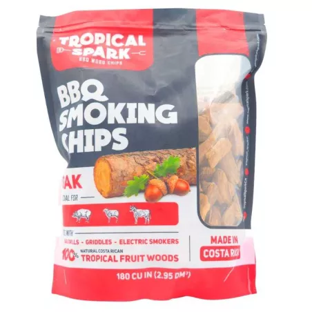 Pallets para BBQ de Astillas Roble de 800 Gramos TROPICAL SPARK 798190179827