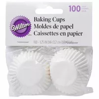 Capsula Blanca, 100 Unidades WILTON 415-2507 2