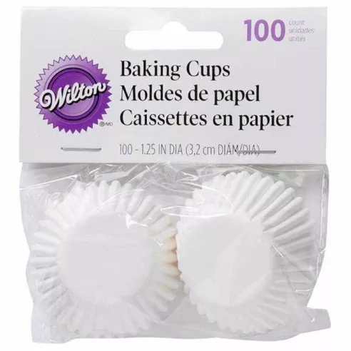 Capsula Blanca, 100 Unidades WILTON 415-2507