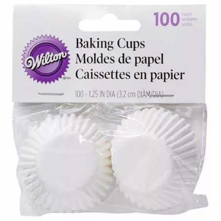 Capsula Blanca, 100 Unidades WILTON 415-2507