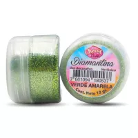 Diamantina Comestible Verde Amarela CHERRY AND CAKE DNTX40