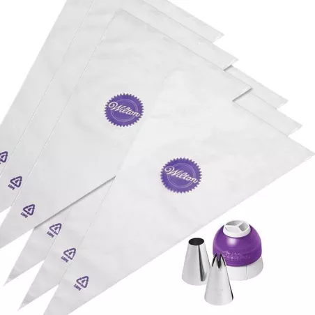 Set de Acoplador para Mangas Tricolor, 9 Piezas. WILTON 2104-7072