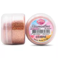 Diamantina Comestible Color Cobre con Naranja, 8 Gramos CHERRY AND CAKE DNTX17