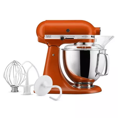 Batidora K150 Artisan de 5 Quartos de Color Anaranjado Mate KITCHEN AID KSM150PSSC