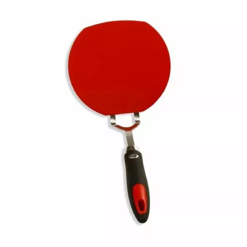 Espatula Volteable De Nylon con Acero Inoxidable, Color Rojo, 13.25  Pulgadas, Grip-EZ. NORPRO 1417R