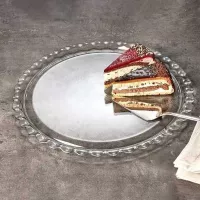 Platon de Vidrio Redondo de 14.5 Pulgadas PASABAHCE 10539 2