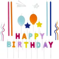 Candelas de Cumpleanos, Set de Letras Happy Birthday WILTON 2811-0-0031 2