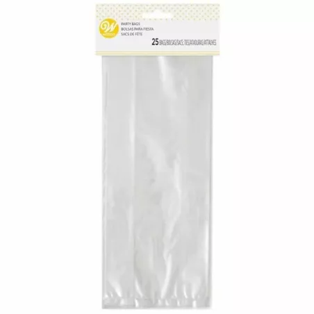 Bolsas de Fiesta Transparente, Empaque de 25 Unidades WILTON 1912-1240