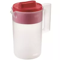 Pichel Translucido con Tapa Roja de 2 Quartos RUBBERMAID 2122587