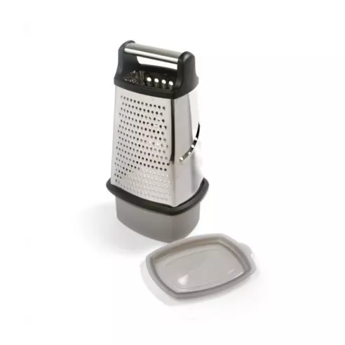 Rallador de 4 Caras de  Acero Inoxidable con Recipiente NORPRO 325