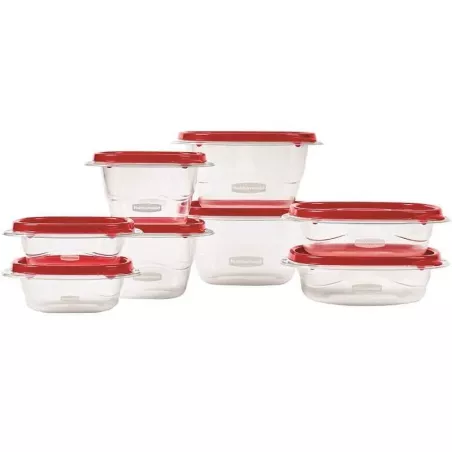 Contendedor de Takealongs, Set 16 Piezas RUBBERMAID 2117373