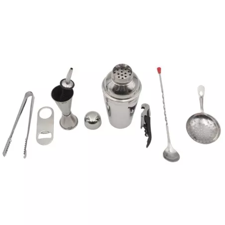 Herramientas para Bar, Set de 9 Piezas KING METAL BRS209E