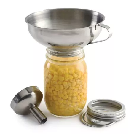 Embudo de Acero Inoxidable de Boquilla Ancha y Boquilla Fina NORPRO 255