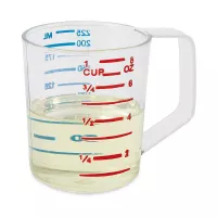 Taza para Medir de Policarbonato Gravada de 8 Onza / 1 Taza RUBBERMAID FG321000CLR 2