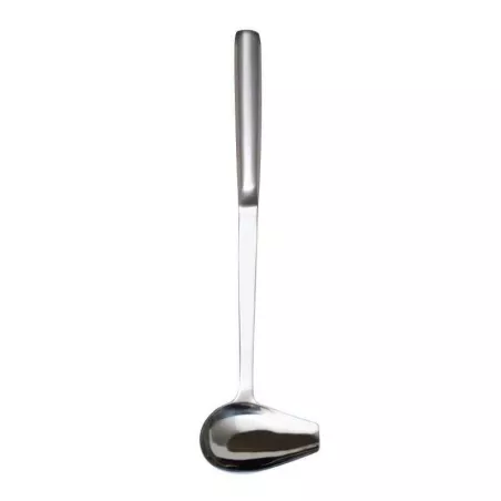 Cucharon de Acero Inoxidable para Servir con Pico de 1 Onza THUNDER SLBF006