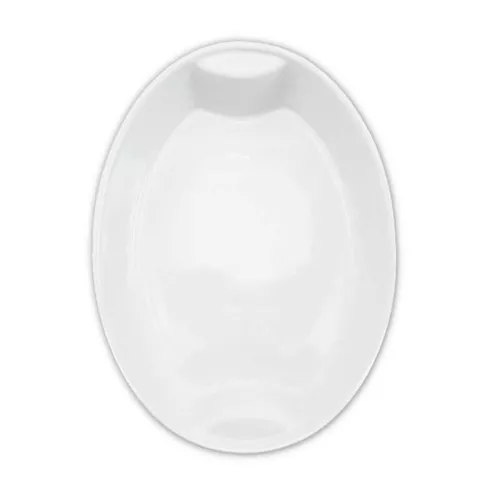 Plato Hondo Ovalado de Porcelana 9 Pulgadas Blanco CATER MAX 12507-1