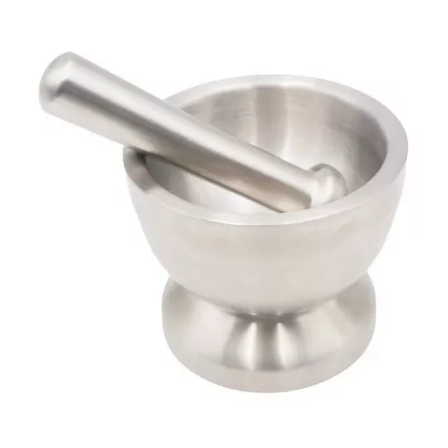 Mortero de Acero Inoxidable MASTER CHEF 4650400