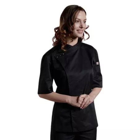 Gabacha con 3 Broches, Manga 2/4, Talla M, Color Negro  CHECKEDOUT CU158Z0100E-M