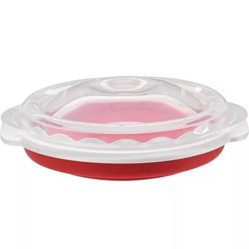 Recipiente Redondo para Palomitas de Microondas de 9 Pulgadas de Color Rojo CUISINART CTG-00-MPM