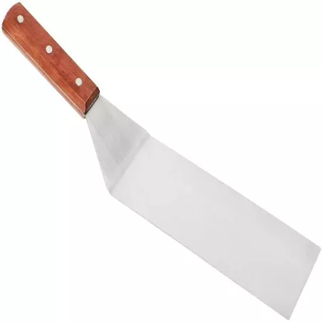 Espatula Volteadora Curva con Puno de Madera THUNDER SLTWBT210