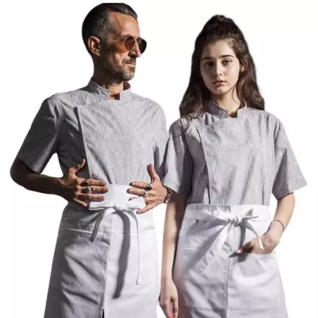 Gabacha Ejecutiva de Color Gris Marmol Talla S CHECKEDOUT CU1108D132000AL-S