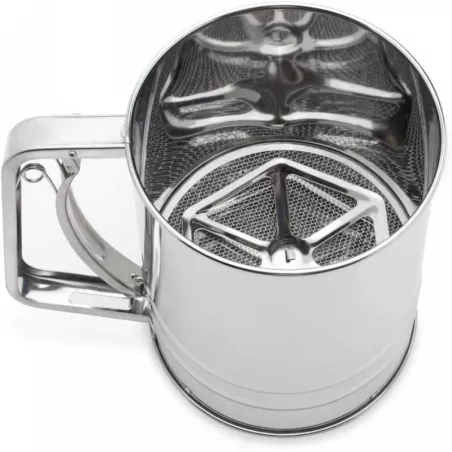 Tamizador de Harina de Acero Inoxidable, 4 Tazas. FOX RUN BRANDS 4654