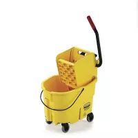 Carrito Escurridor WaveBrake de 26 Quartos de Color Amarillo RUBBERMAID FG748000YEL