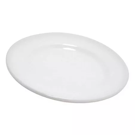 Plato WR de Melamina de 5 Pulgadas, Color Blanco  MASTER CHEF B023