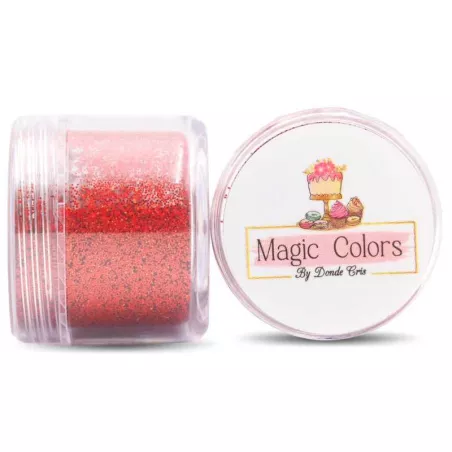 Diamantina Comestible Roja de 10 Gramos MAGIC COLORS 7443006010322