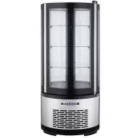 Vitrina Refrigerada Redonda de 3 Niveles de 48 x 103 Centimetros QUANTUM PRO RDC100 2