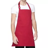 Delantal Full de Color Vino Rojo CHECKEDOUT U304S0400A