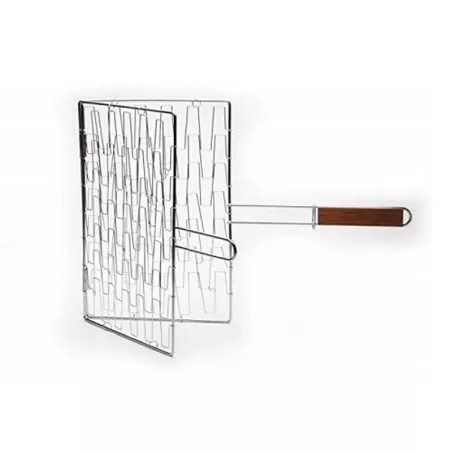 Canasta cromada con Agarradera para BBQ de 23.5 Pulgadas OUTSET QC73
