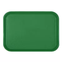 Azafate de Polipropileno de 12 x 16 Pulgadas, Color Verde THUNDER PLFFT1216GR