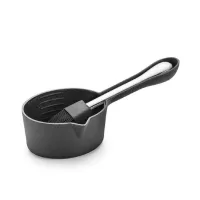 Olla de Hierro Fundido con Brocha Negra OUTSET Q173