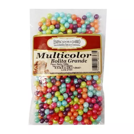 Confitillo de Bolitas Grandes Multicolor de 100 Gramos MAGIC COLORS 7443006083685
