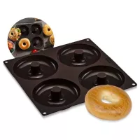 Molde de Donas de 4 Cavidades, Diseno Flexiform LURCH 00085088