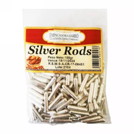 Confitillo Plateado de Barra de 100 Gramos MAGIC COLORS 7443006084576