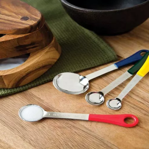 Cucharitas de Acero Inoxidable, Juego de 4 Piezas. FOX RUN BRANDS 4888