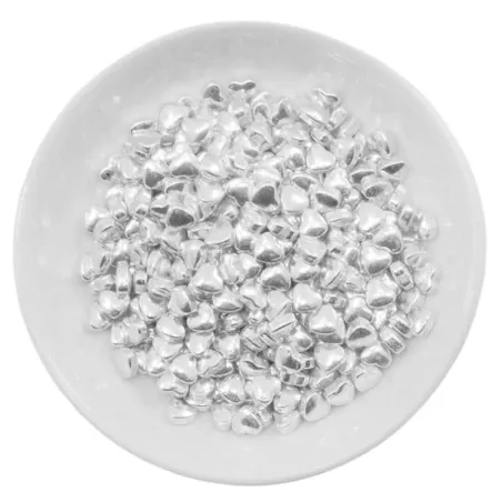 Confitillo Mini Silver Heart de 100 Gramos MAGIC COLORS 7443006011626