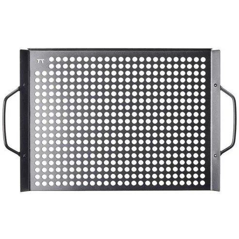 Parrilla Grill Rectangular Antiadherente de 17 x 11 Pulgadas de Color Negro OUTSET QD81