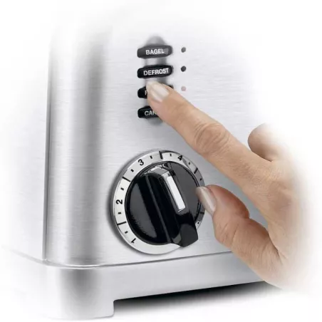 Tostador Clasico de Acero Inoxidable para 4 Rebanadas CUISINART CPT-180P1