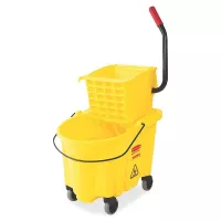 Carrito Escurridor WaveBrake de 26 Quartos de Color Amarillo RUBBERMAID FG748000YEL 2