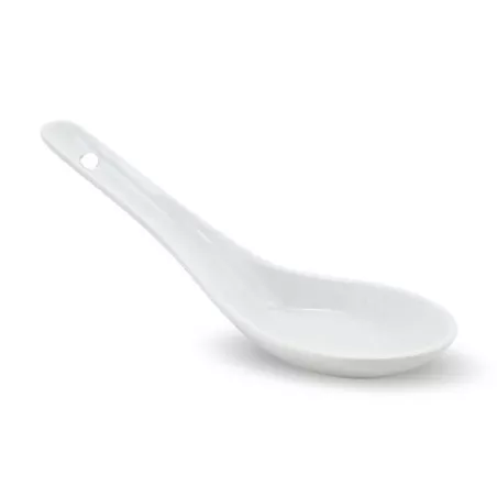 Cuchara de Sopa de Porcelana Blanca 5 Pulgadas CATER MAX 8789A