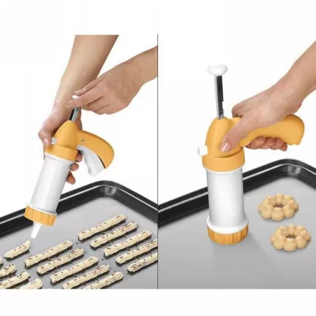 Galletera Blanca, Set 16 Boquillas TESCOMA 630534