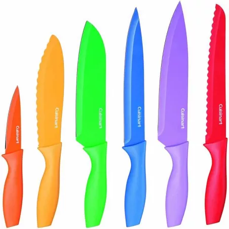 Cuchillos de Colores Advantage, Set de 6 Unidades CUISINART C55-01-12PCKS